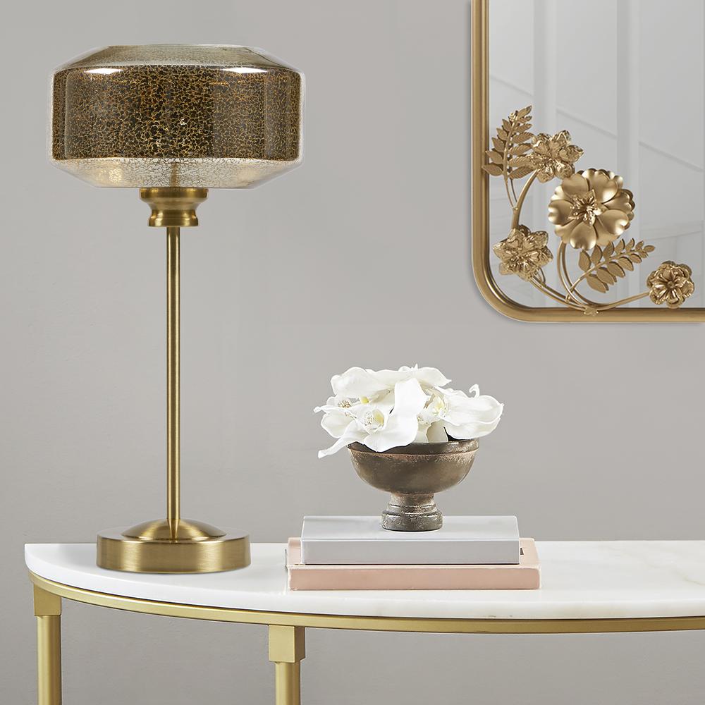 17" Mercury Glass Table Lamp. Picture 2