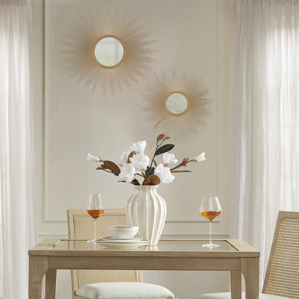 Sunburst Wall Decor Mirror 14.5"D. Picture 1