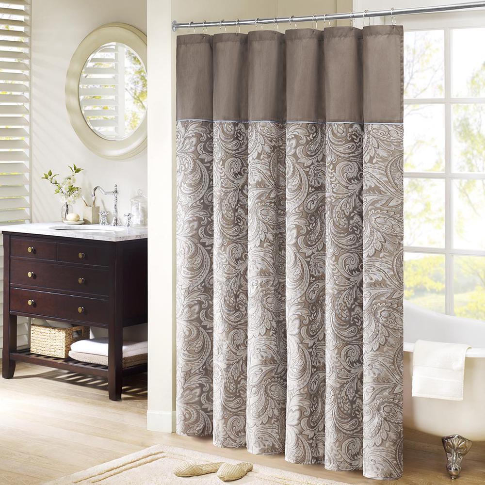 Jacquard Shower Curtain. Picture 4