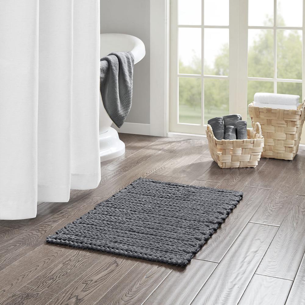 100% Cotton Chenille Chain Stitch Rug. Picture 4