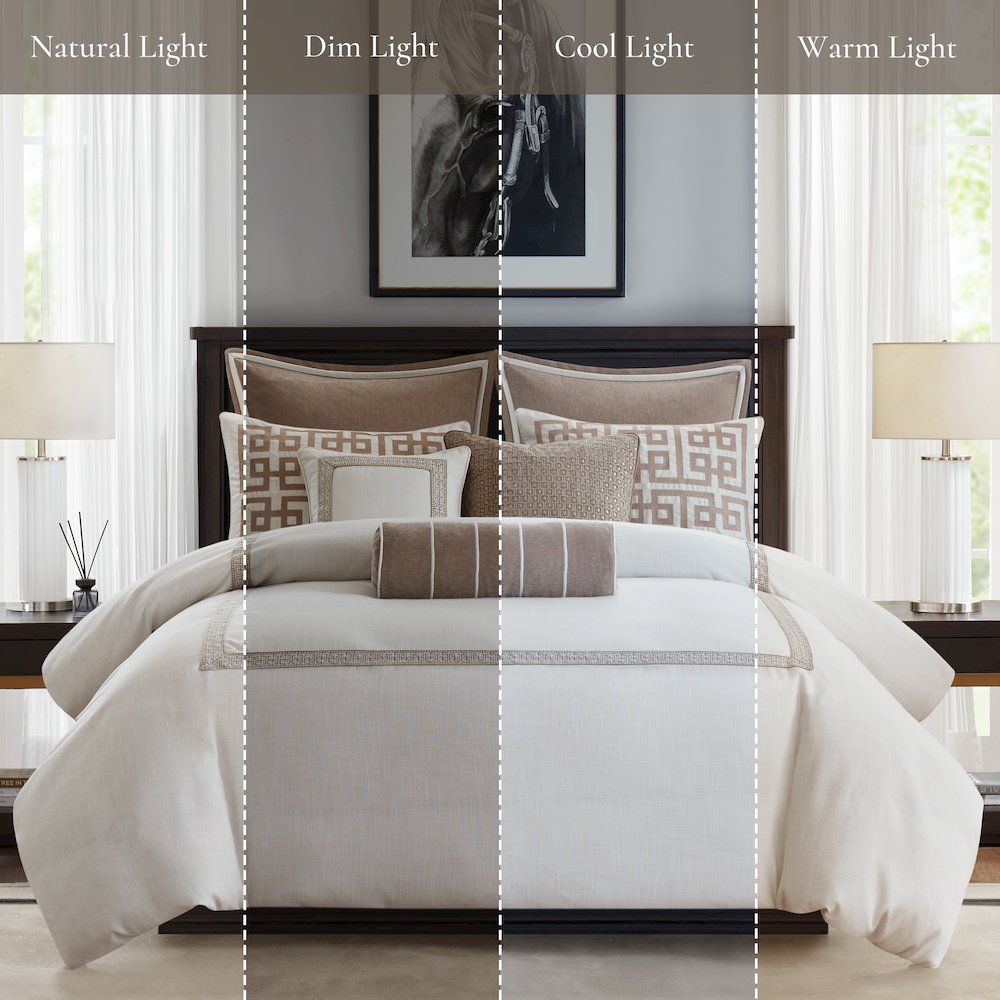 Jarvis Embroidery Oversized Duvet Style Comforter Set. Picture 2