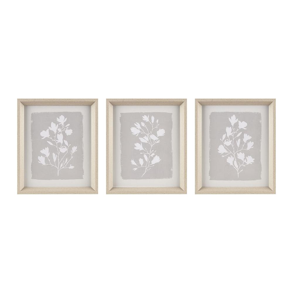 3-piece Framed Glass Wall Art Set. Picture 4