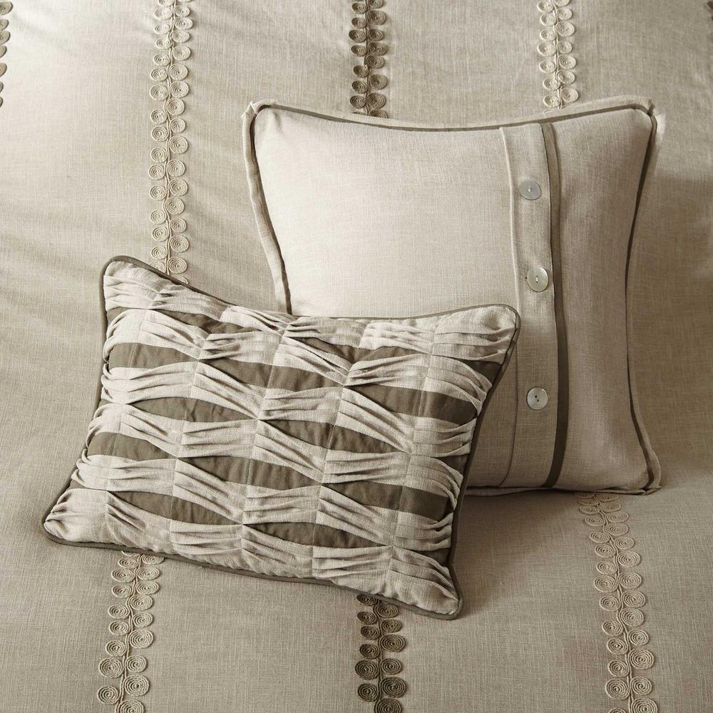Chateau Comforter Set, Linen color. Picture 5