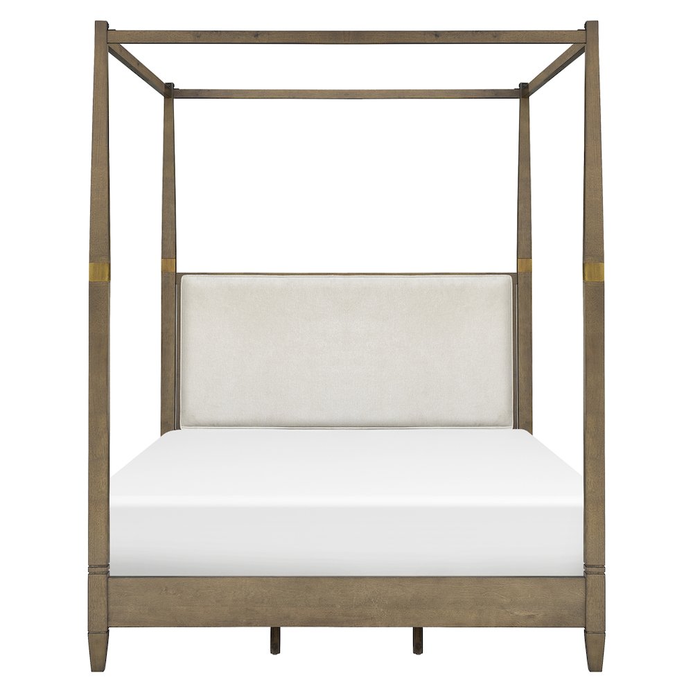 Canopy Bed Queen. Picture 1