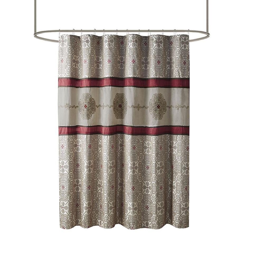 Embroidered Shower Curtain. Picture 2