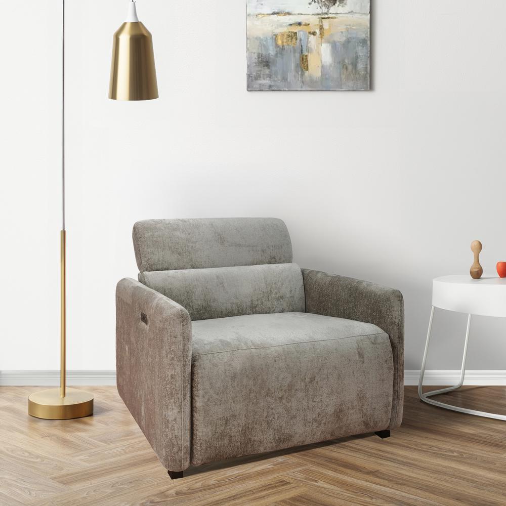 Power Modern Recliner. Picture 4