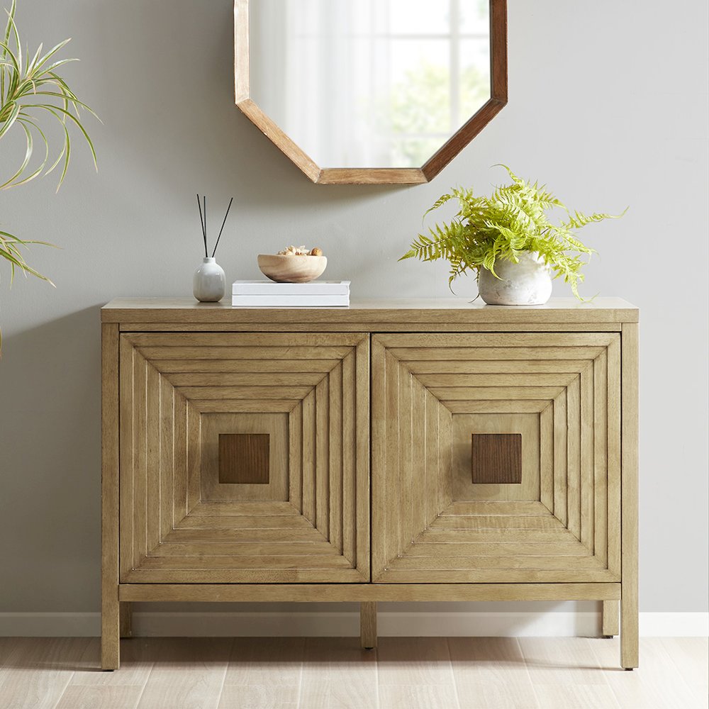 2-Door Accent Cabinet with Adjustable Shelves. Picture 1