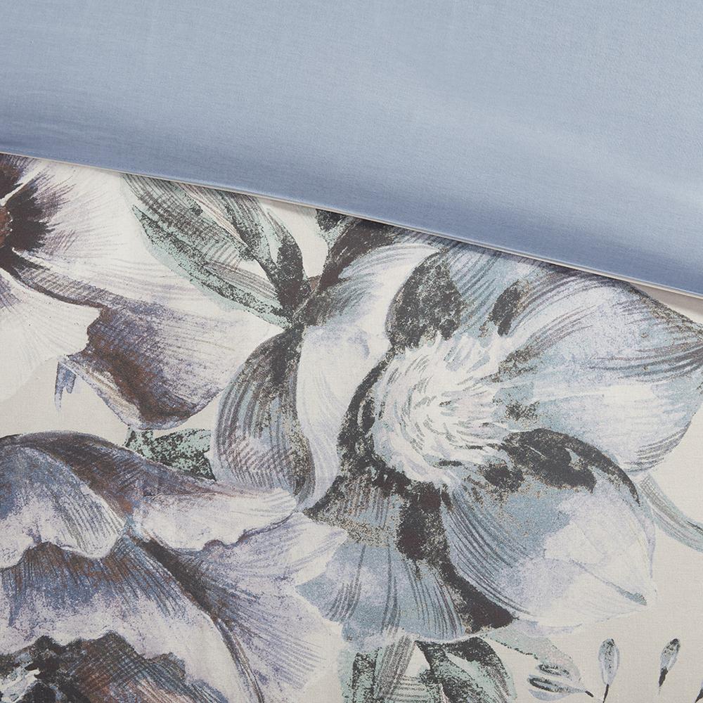 3 Piece Cotton Printed Duvet Cover Set. Picture 5