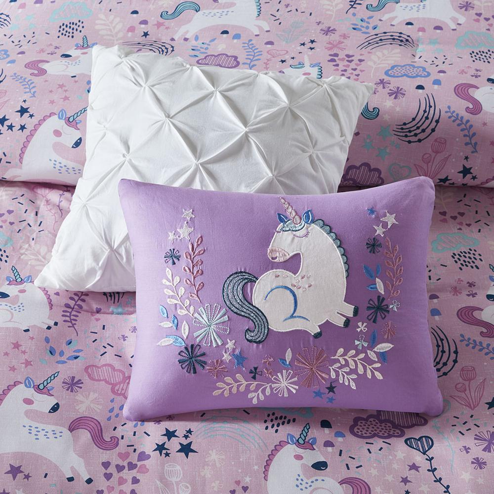 Unicorn Cotton Duvet Cover Set. Picture 3