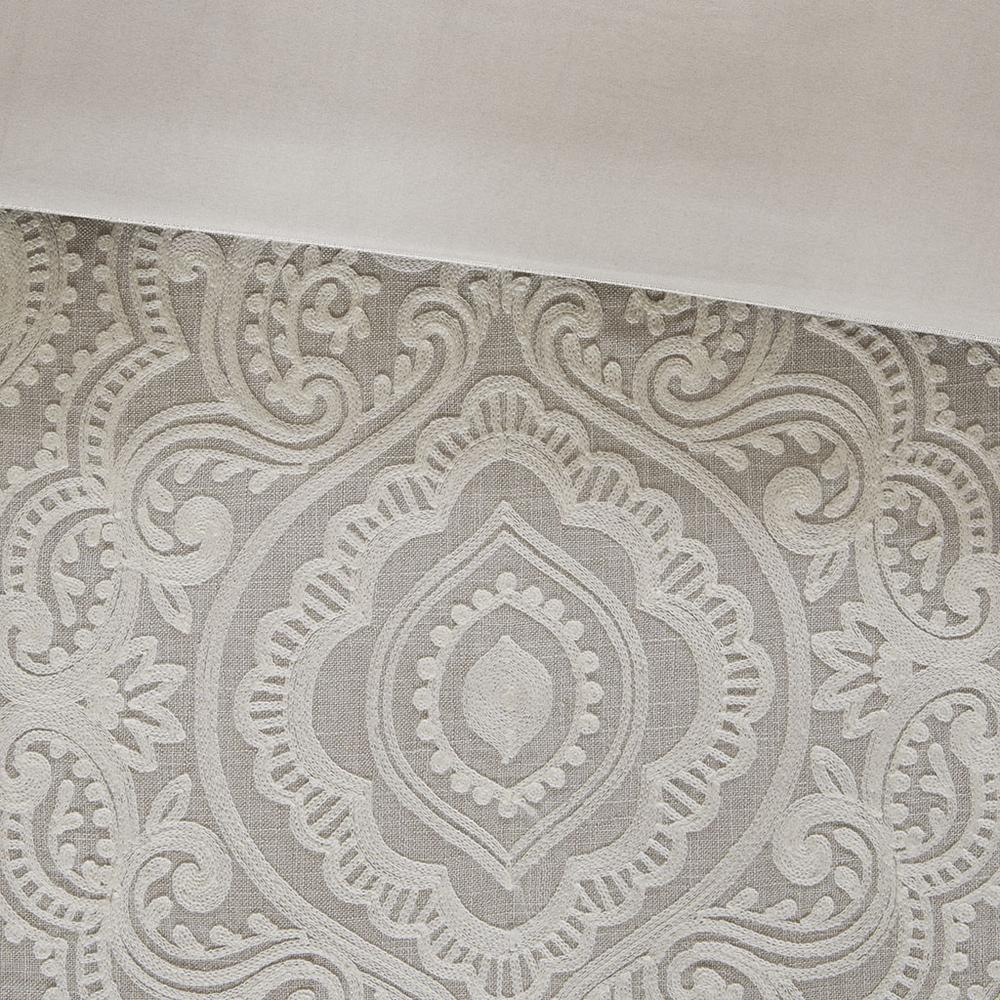Natural Chain Stitch Embroidery 8pcs Comforter Set, Belen Kox. Picture 4