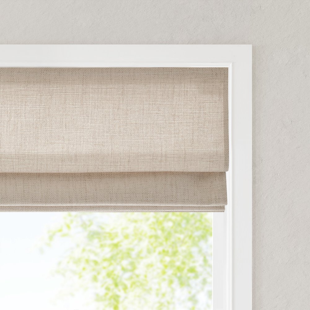 Mira Cordless Roman Shade. Picture 3