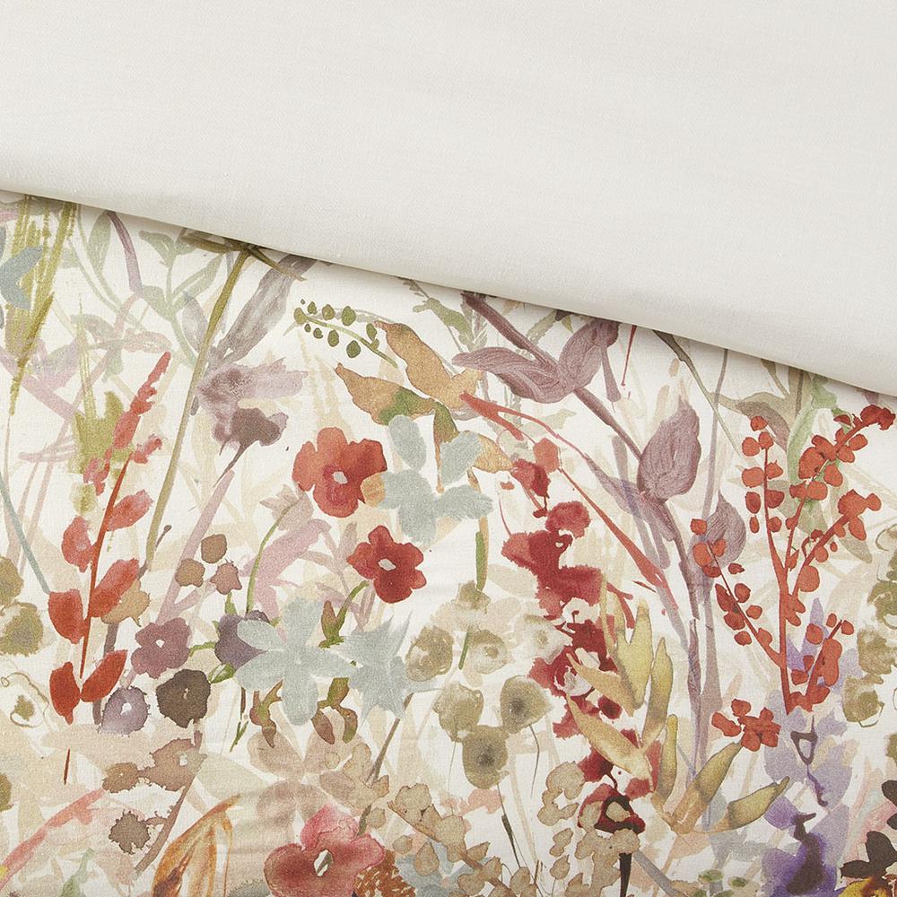 3 Piece Cotton Printed  Duvet Cover Set. Picture 1