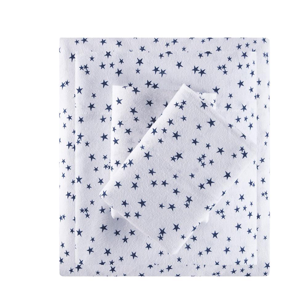 Cotton Flannel Printed Sheet Set. Picture 1