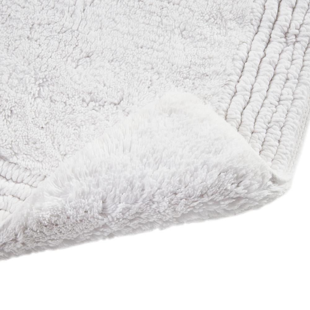 White Cotton Reversible Bath Rug, Belen Kox. Picture 3