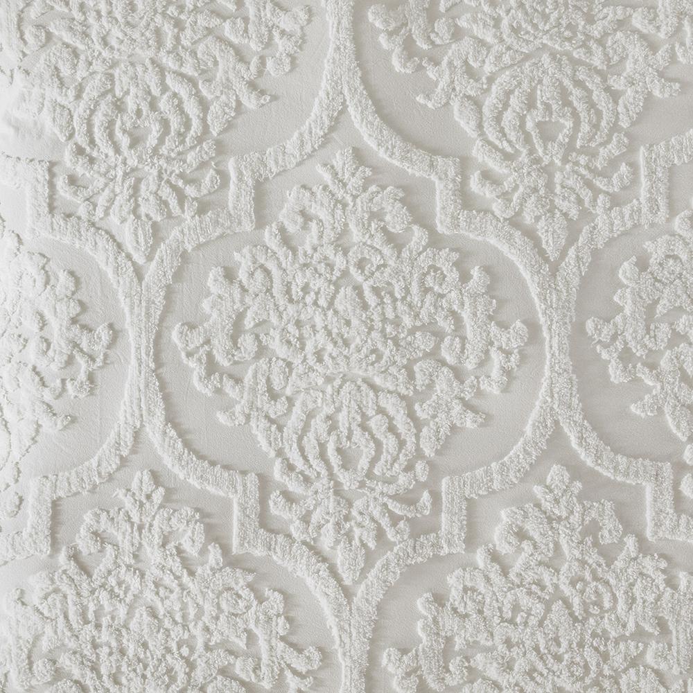 Seraphina White Chenille Duvet Cover Set, Belen Kox. Picture 2