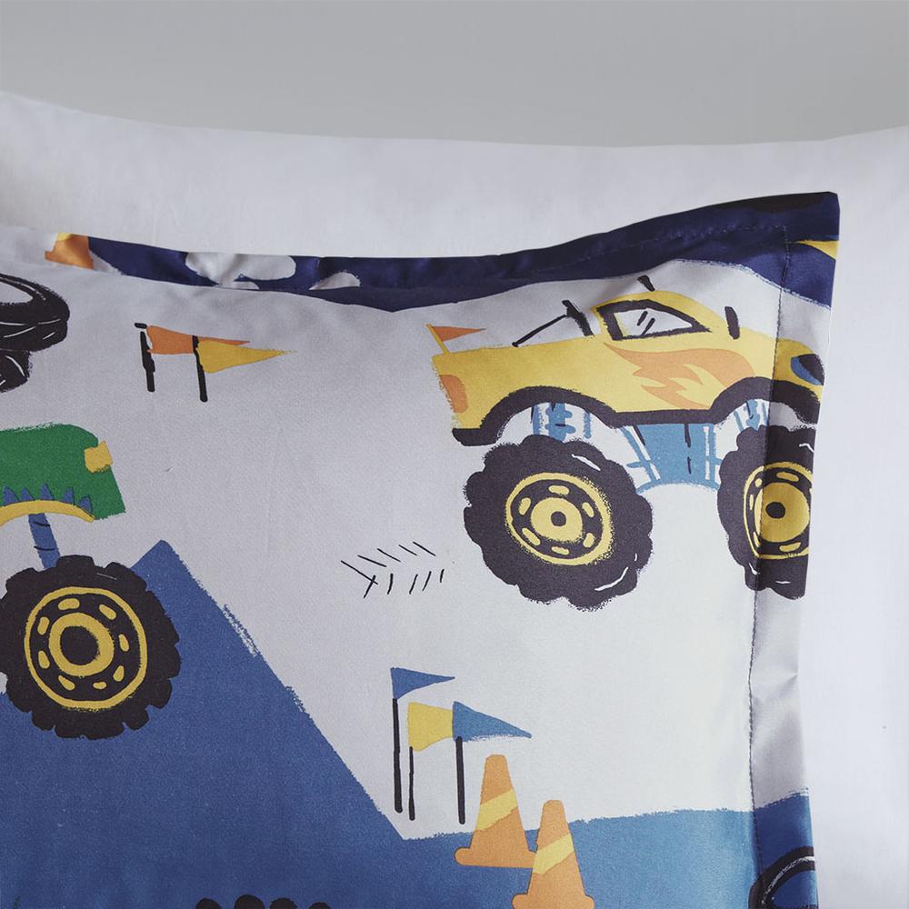 Mi Zone Kids Nash Monster Truck Comforter Set, Belen Kox. Picture 4