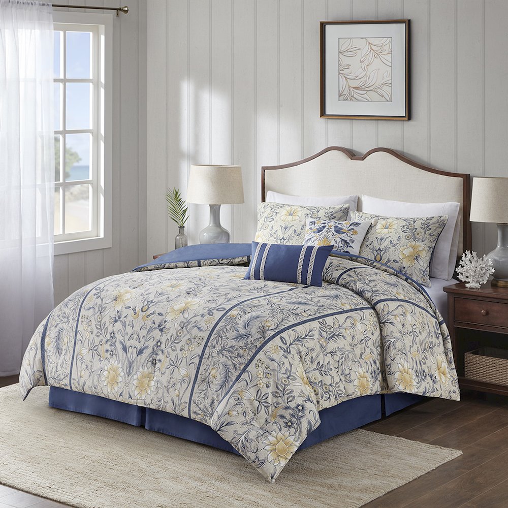 6 Piece Cotton Comforter Set. Picture 4