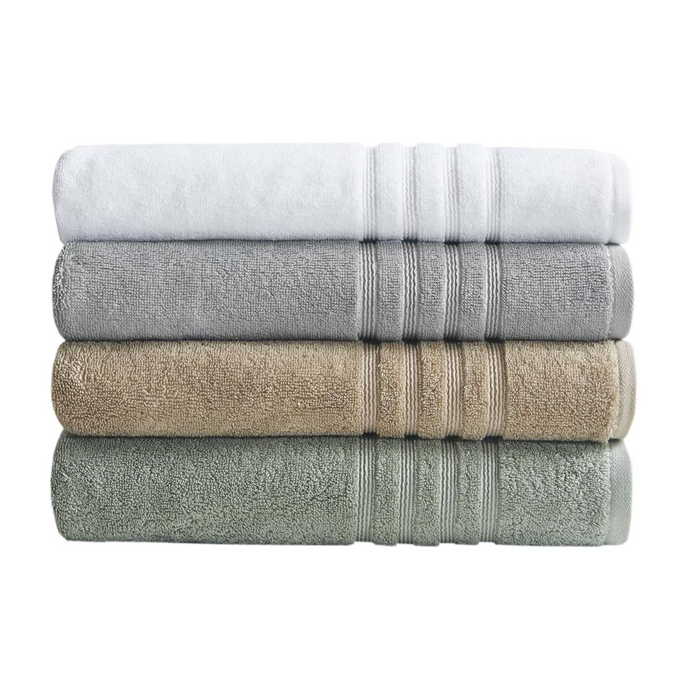 Sustainable Antimicrobial Bath Towel 6 Piece Set. Picture 1