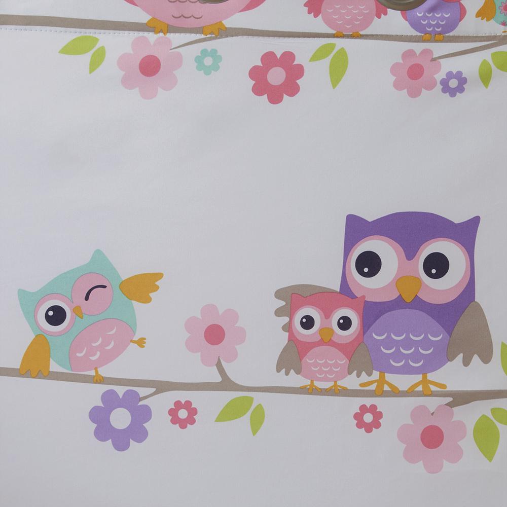 Owl Printed Blackout Window Panel, Belen Kox. Picture 4