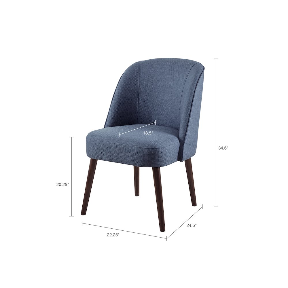 Rounded Back Dining Chair. Picture 5