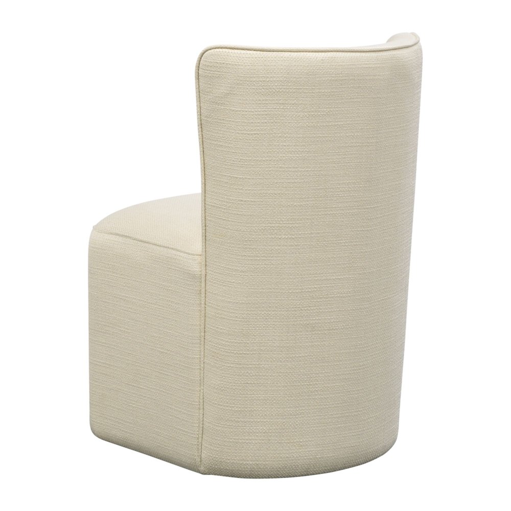 Vela Dining Chair with castors. Picture 2