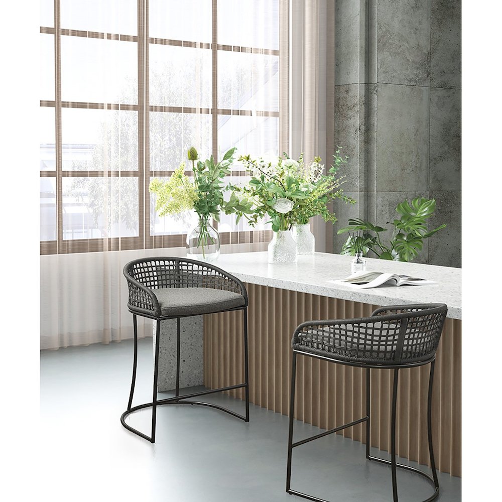 Woven Counter Stool 25". Picture 2