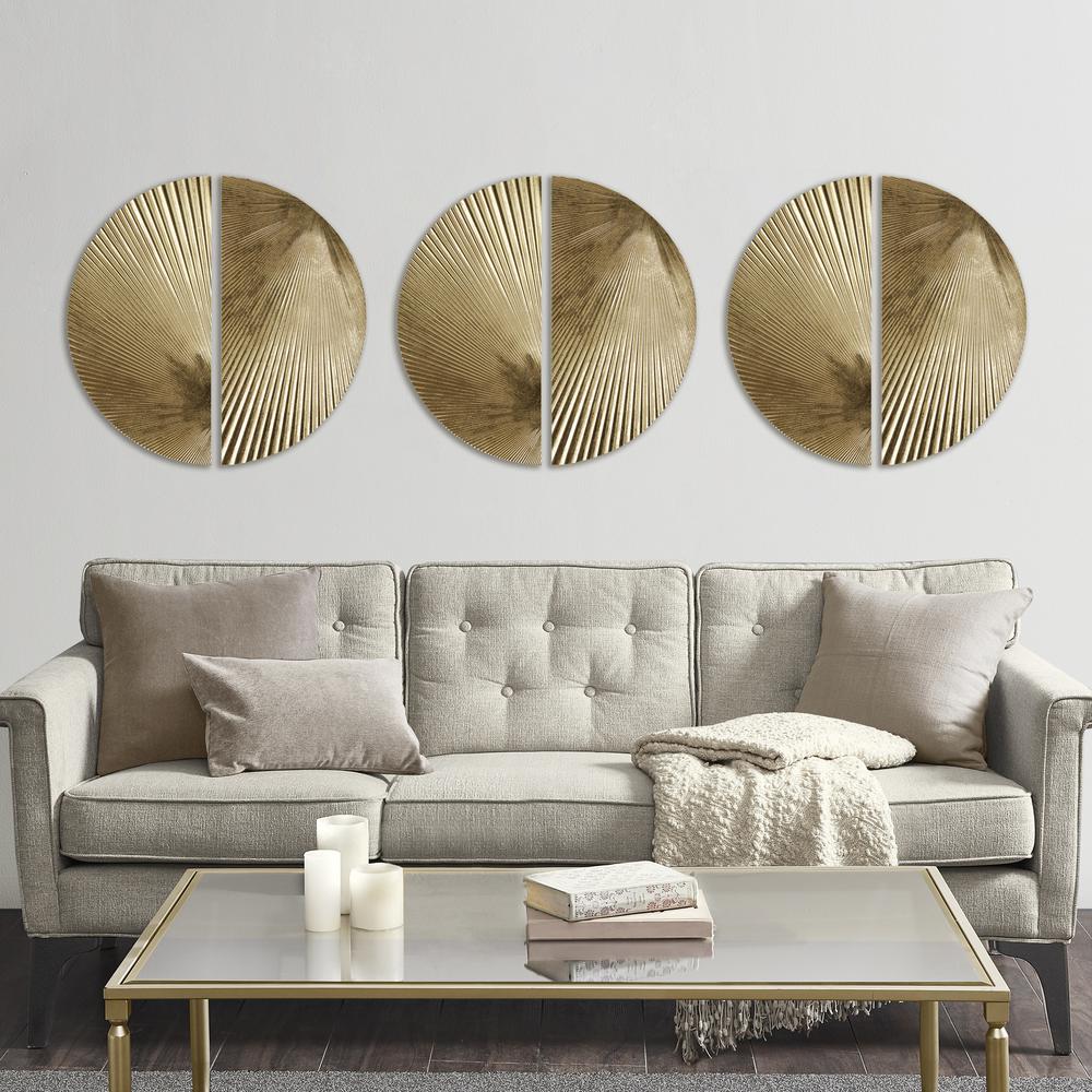 Half-moon 2-piece Metal Wall Decor Set. Picture 1