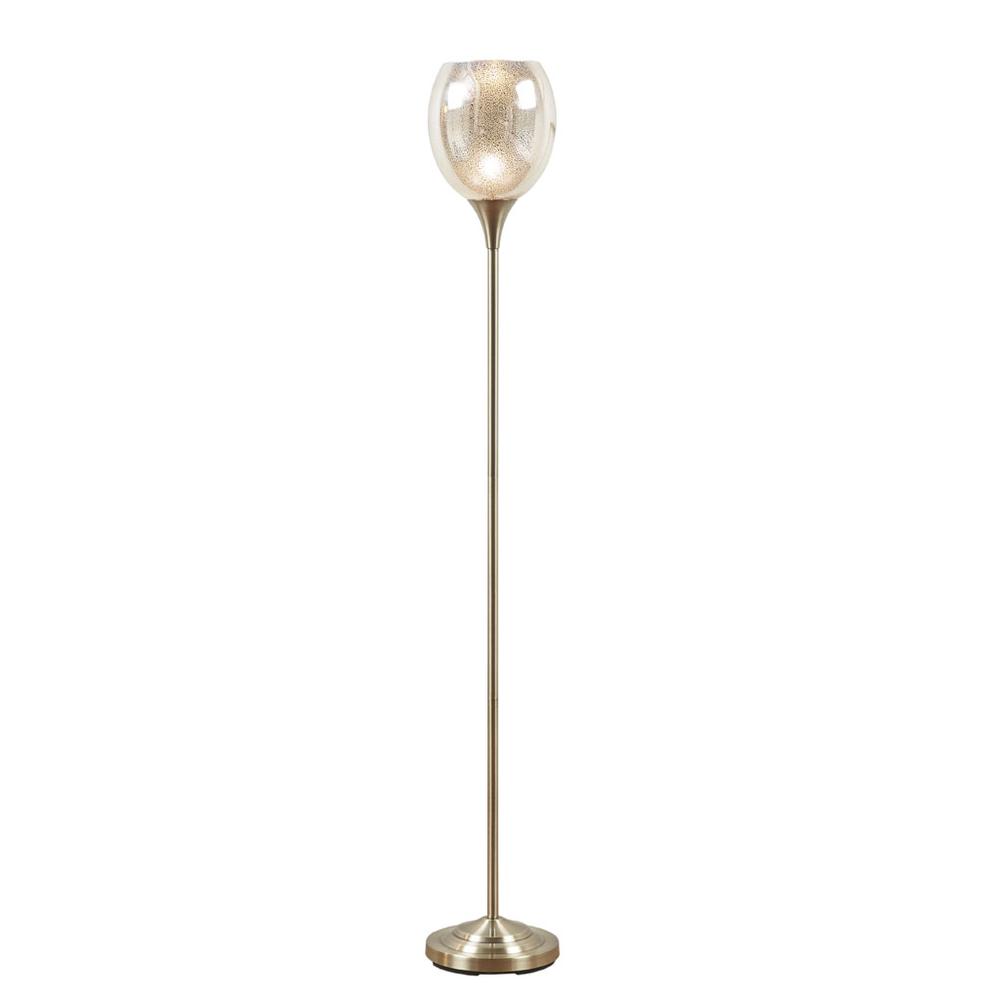 Uplight Floor Lamp with Mercury Glass Shade. Picture 3