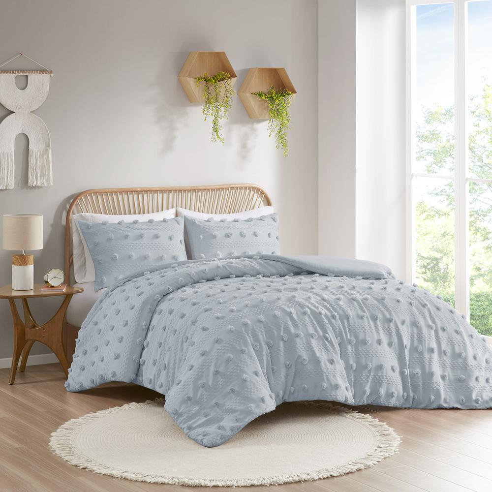 Clip Jacquard Duvet Cover Set. Picture 4