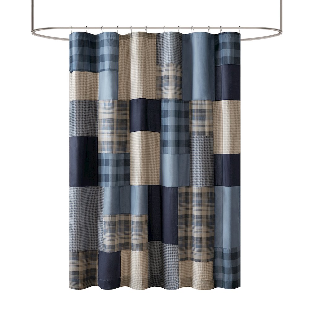 Winter Hills 100% Cotton Shower Curtain. Picture 3