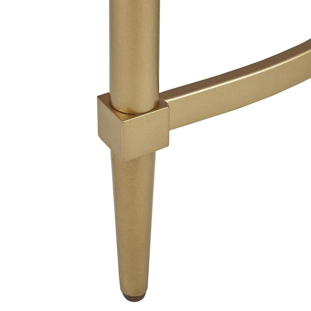 White Marble Hallway Table, Modern Luxury Console Table with Gold Legs. Picture 8