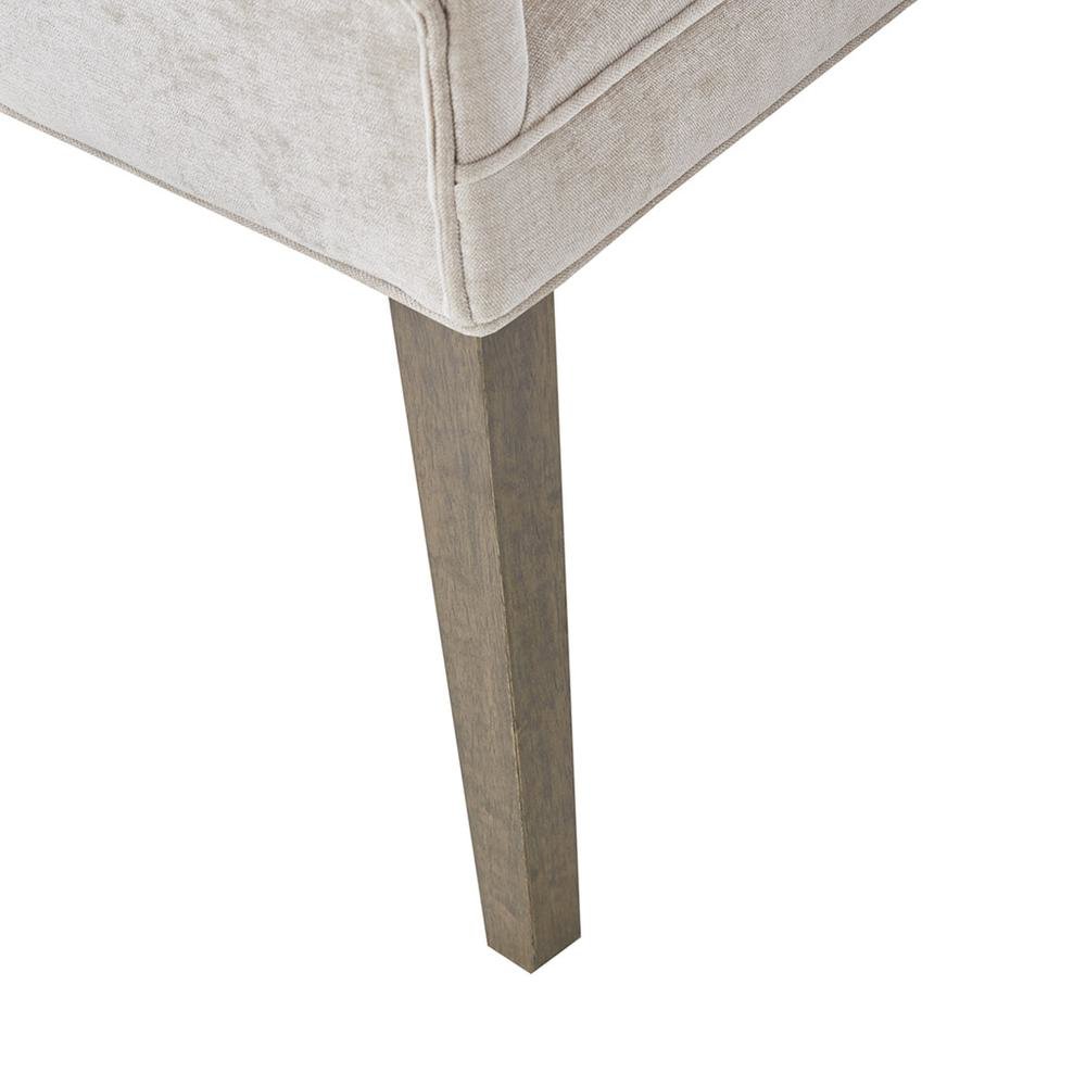 Beige Dining Chairs Set of 2, Mid Century Upholstered Chairs for Dining Table. Picture 7