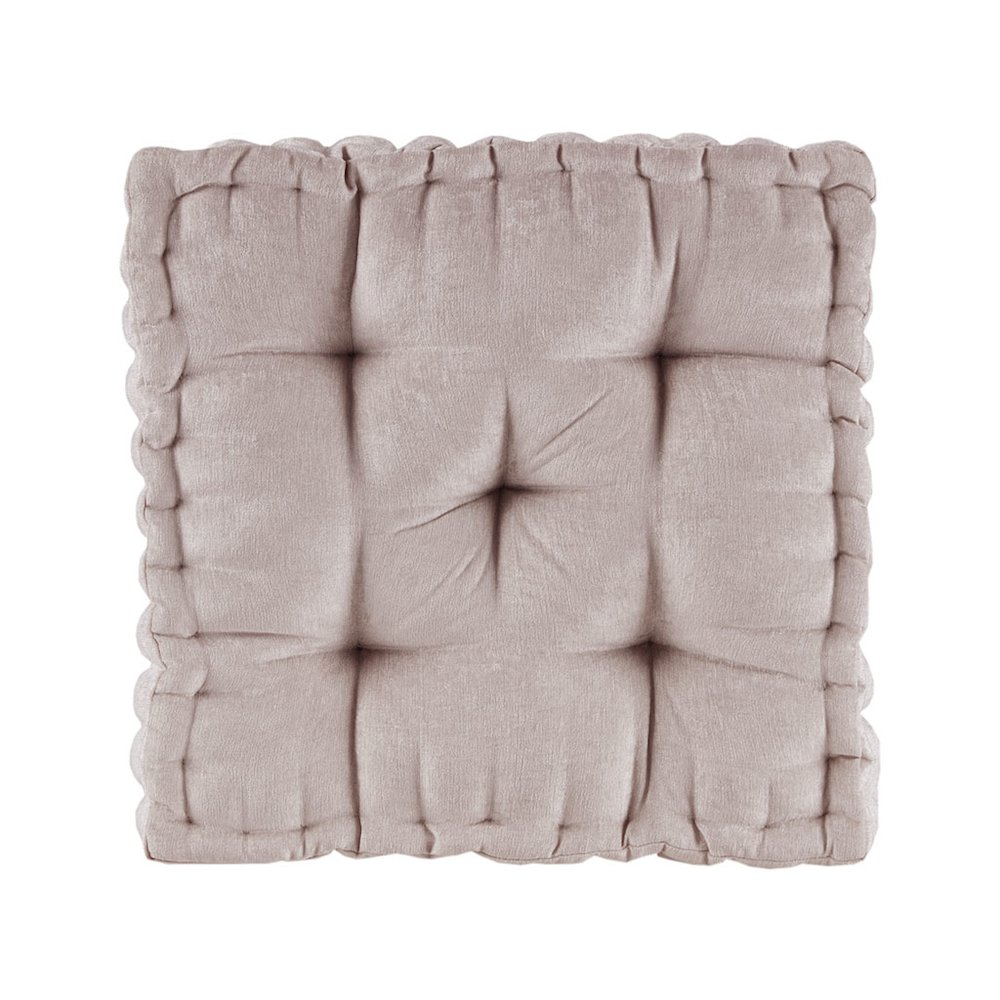 Azza Poly Chenille Square Floor Pillow Cushion Compress Pack. Picture 2