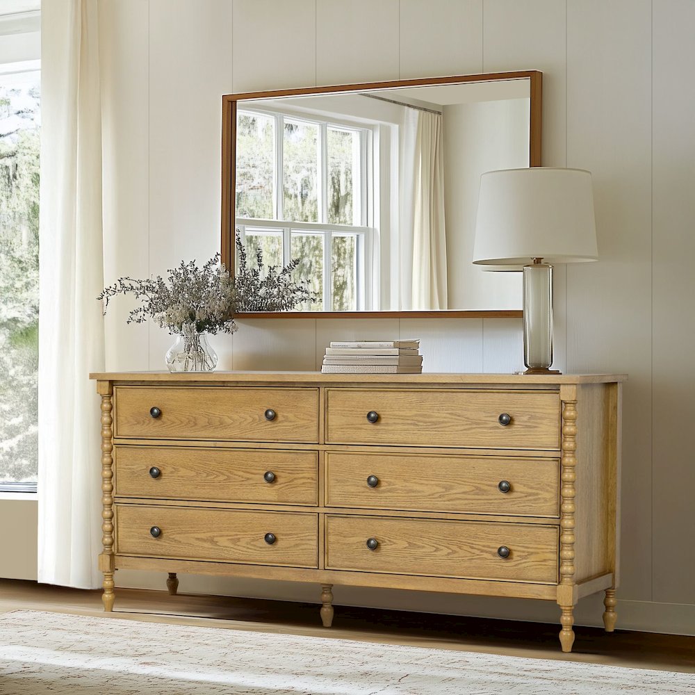 Beckett Large Dresser, Natural color. Picture 3