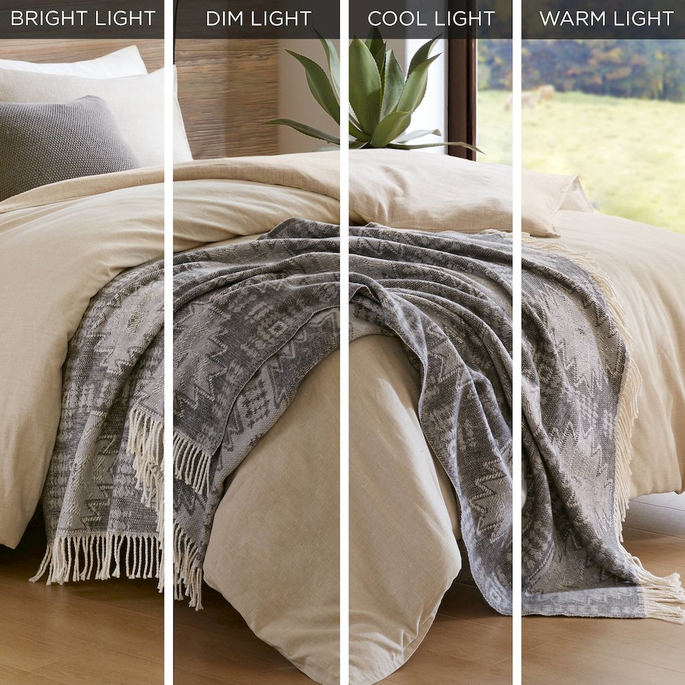 Alberta Cotton Blend Throw. Picture 2