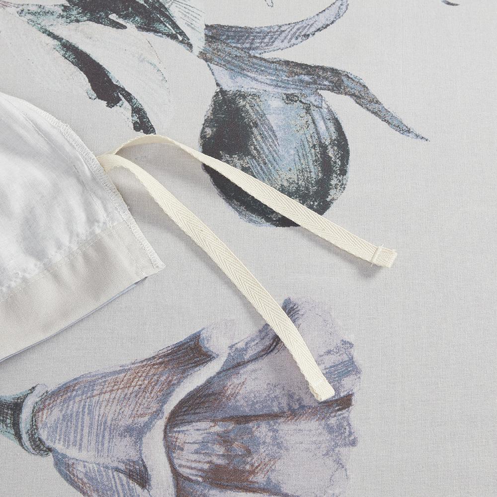 3 Piece Cotton Printed Duvet Cover Set. Picture 2
