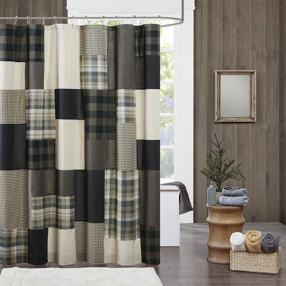 100% Cotton Shower Curtain. Picture 4
