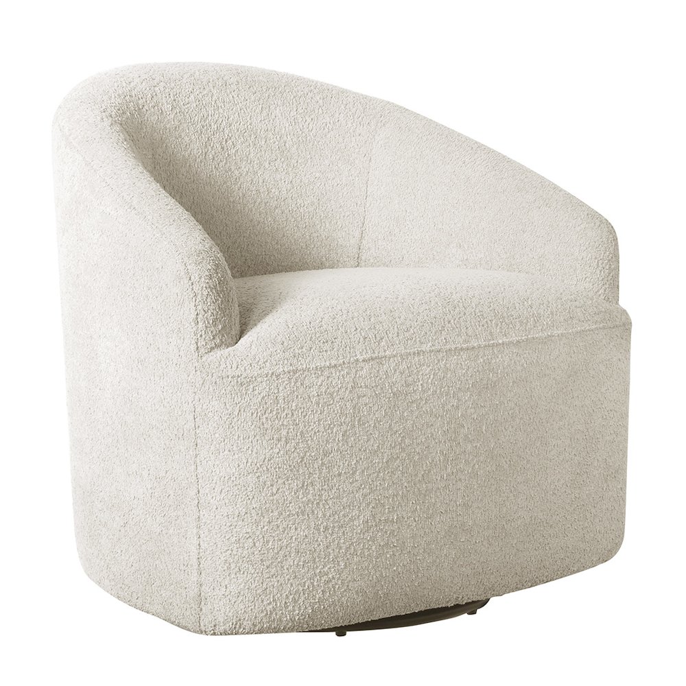 Upholstered 360 Degree Swivel Chair. Picture 1