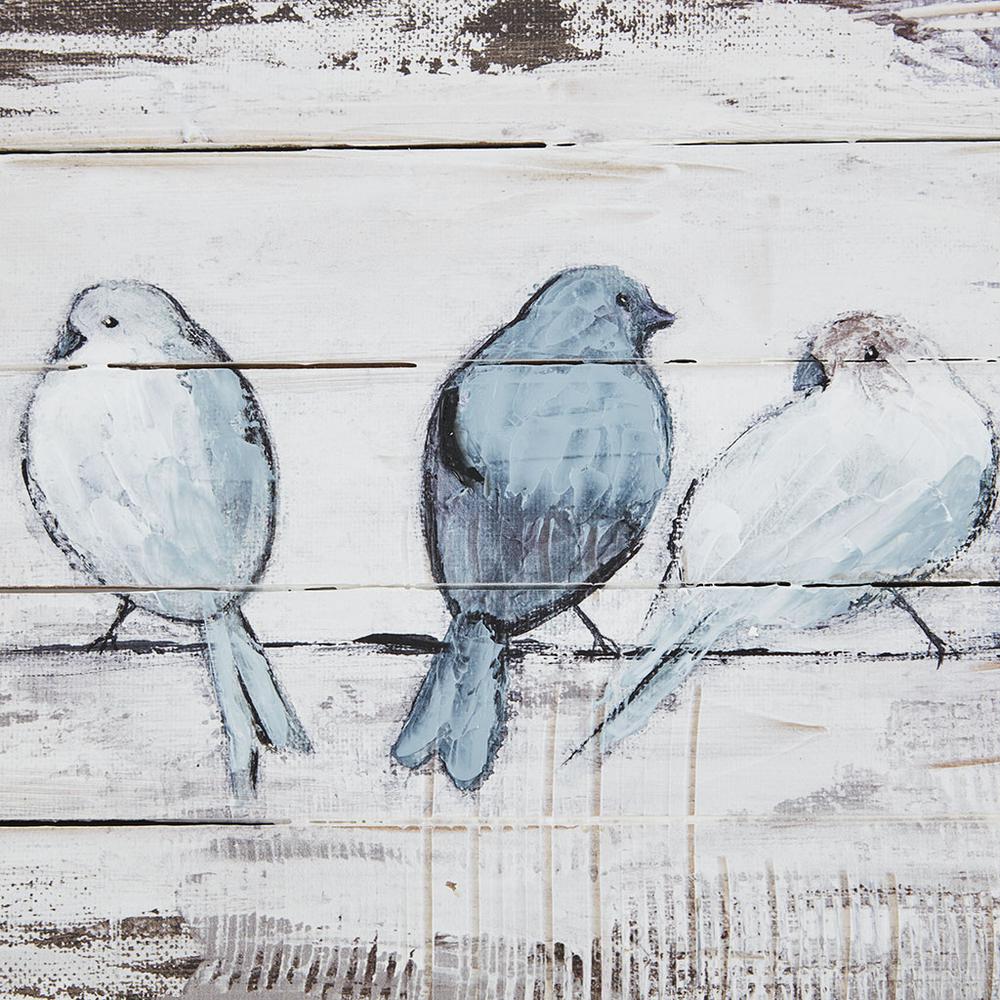 Hand Painted Wood Plank Panel Wall Decor. Picture 5