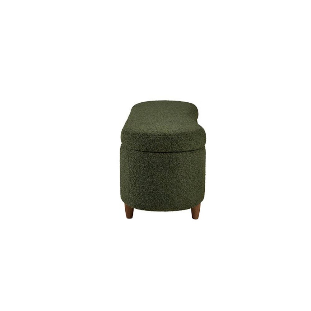 Boucle Flip Top Storage Bench. Picture 3