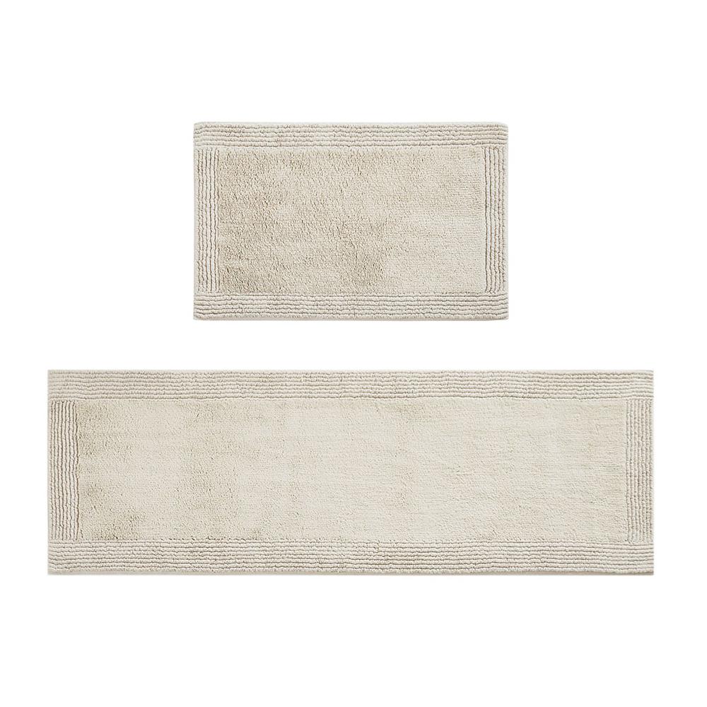 100% Cotton Tufted 3000 GSM Reversible Bath Rug. Picture 3