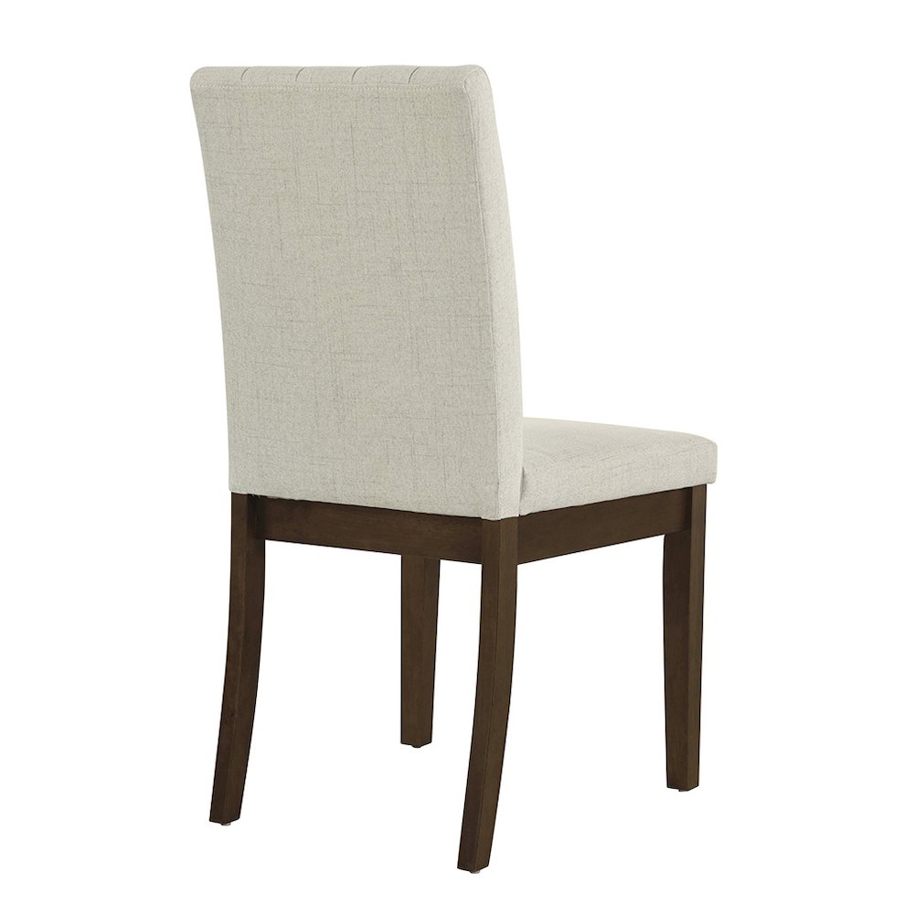 Upholstered Channel-back Dining Chair Set of 2. Picture 2