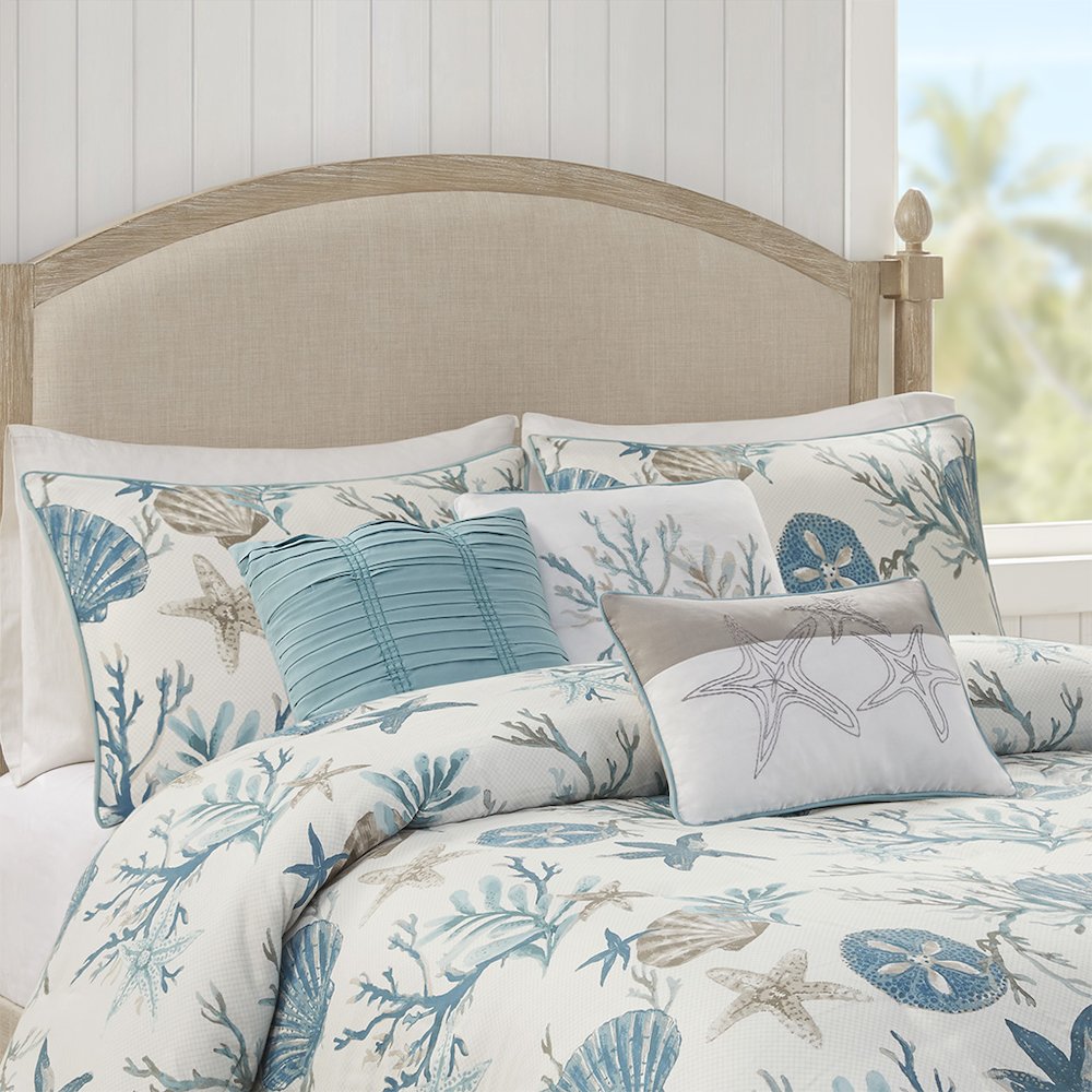 6 Piece Cotton Sateen Duvet Cover Set. Picture 5