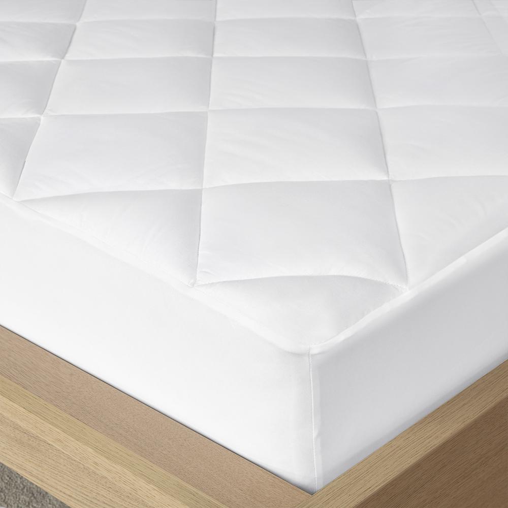 300 Thread Count Cotton Sateen Waterproof Mattress Pad. Picture 1