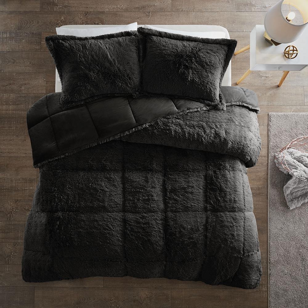 Shaggy Long Fur Comforter Set, Belen Kox. Picture 3