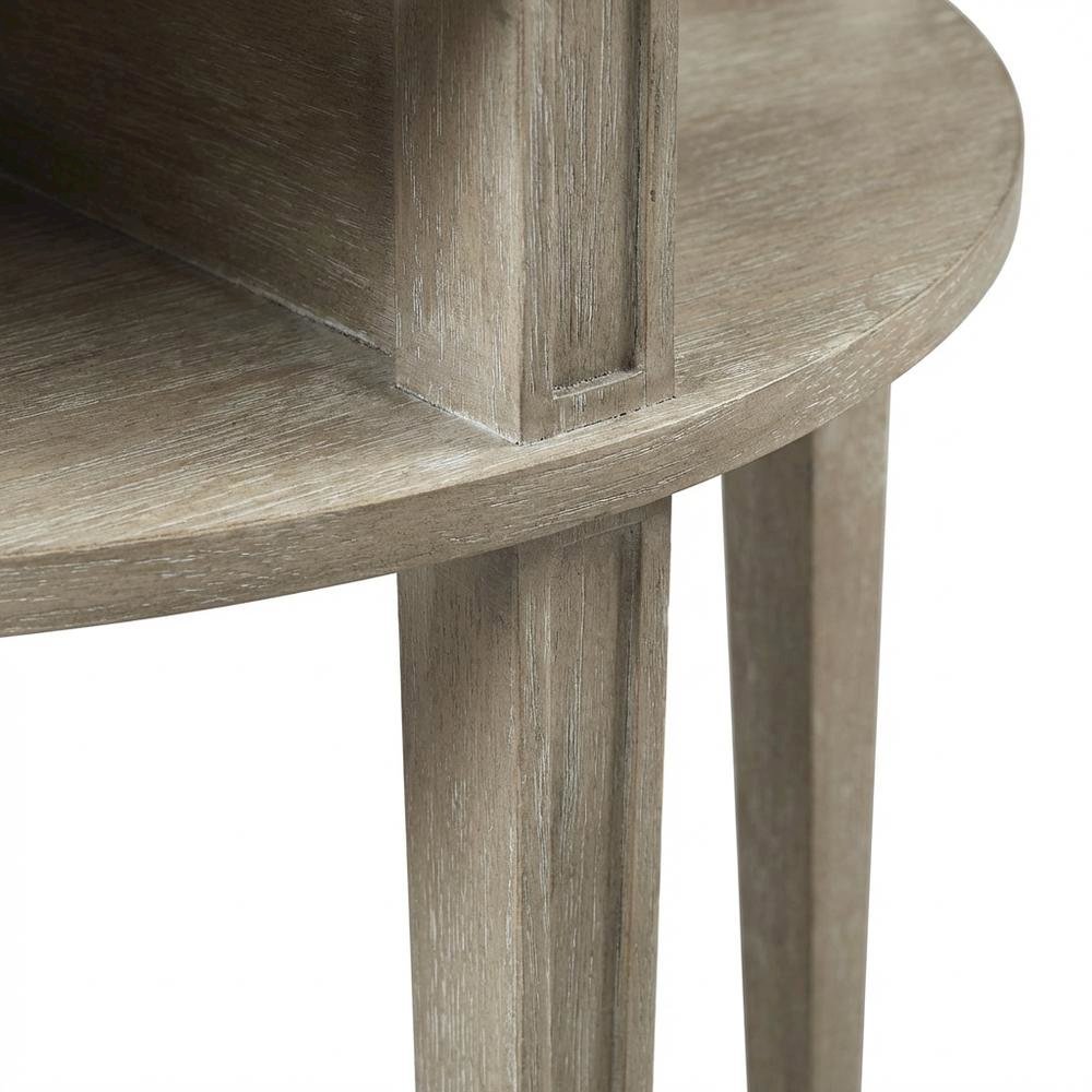 Wooden Storage Console Table with Flat Top and Open Shelf. Picture 5