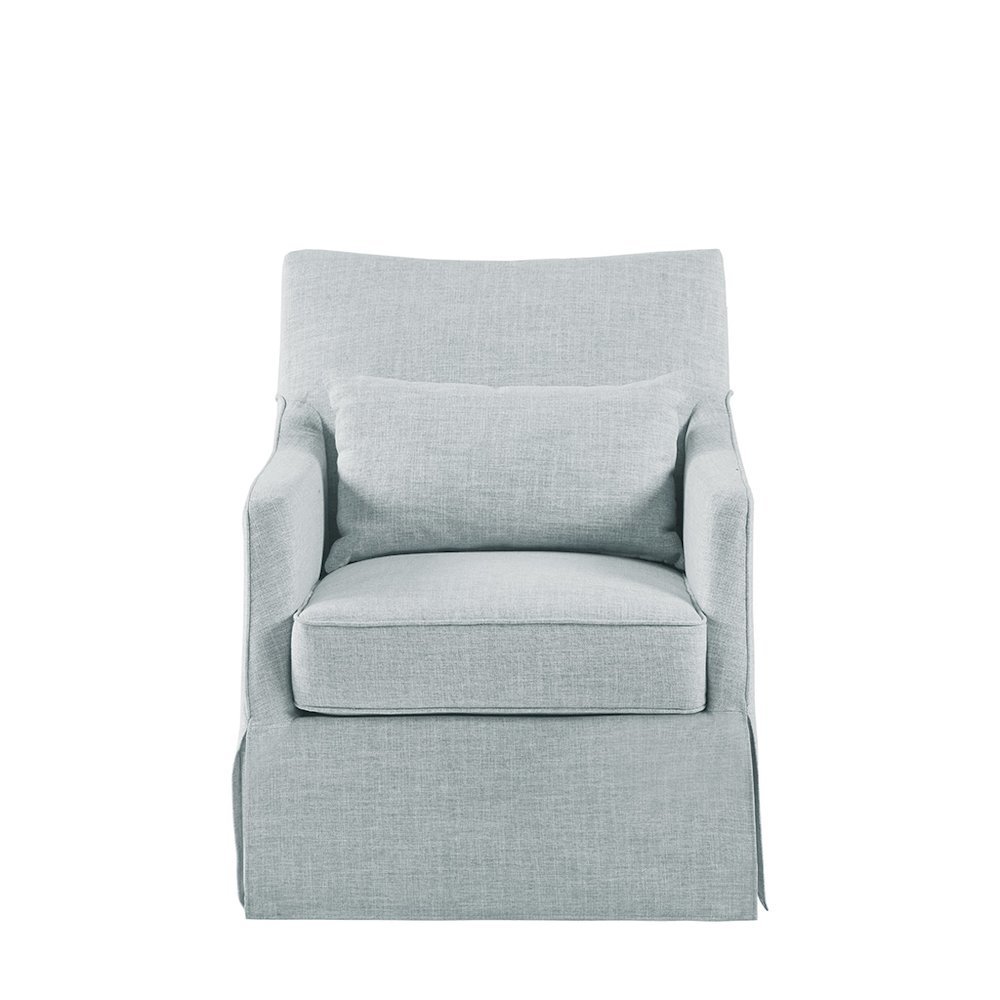 Skirted Swivel Chair. Picture 3