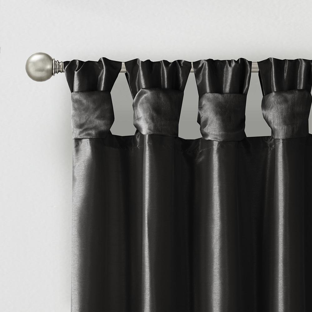 Twist Tab Total Blackout Window Curtain Panel. Picture 2