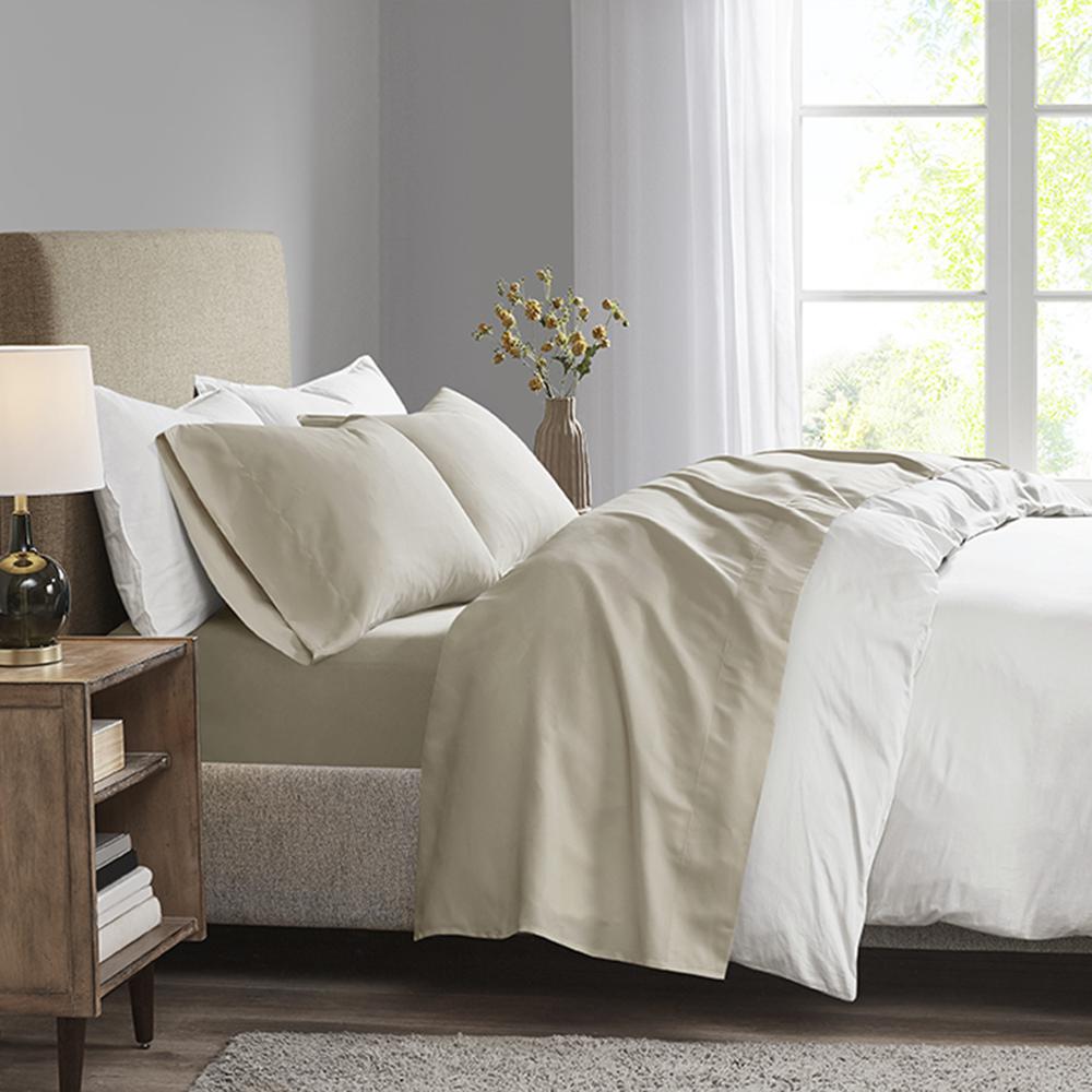 Luxurious Brushed Microfiber Deep Pocket Sheet Set. Picture 4