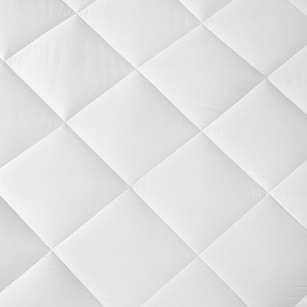300 Thread Count Cotton Sateen Waterproof Mattress Pad. Picture 3